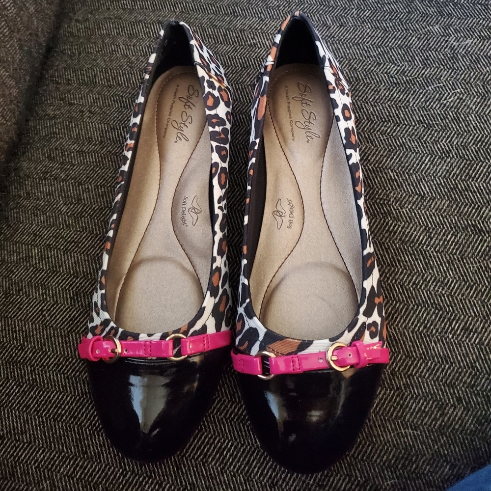 Leopard  cheetah ballet shoes
